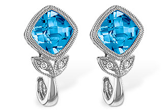 A233-43253: EARR 2.12 BLUE TOPAZ 2.14 TGW