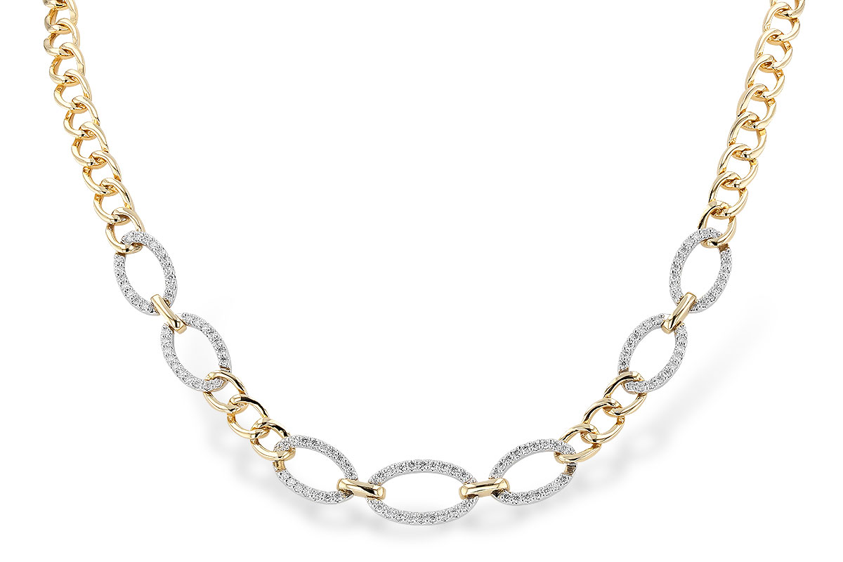 A319-75044: NECKLACE 1.12 TW (17")(INCLUDES BAR LINKS)