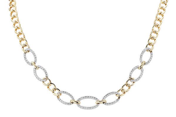 A319-75044: NECKLACE 1.12 TW (17 INCHES)