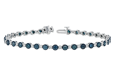 B234-35917: BRACELET 2.35 BLUE DIA 3.17 TW