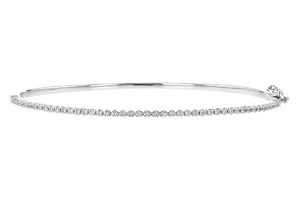 B236-17808: BANGLE BRACELET .50 TW