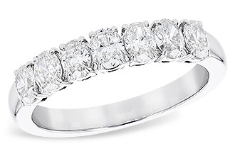 B319-74180: LDS DIA WED RG .97 TW (7 OVALS)