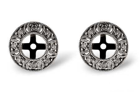 C046-17744: EARRING JACKETS .12 TW (FOR 0.50-1.00 CT TW STUDS)