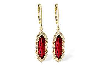 C318-82317: EARR 3.34 TW GARNET 3.50 TGW