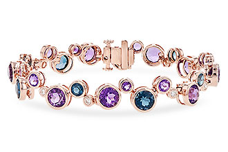 C318-88662: BRACELET 13.90 SEMI-PREC 14.20 TGW