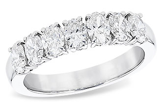 C319-74180: LDS DIA WED RG 1.33 TW (7 OVALS)
