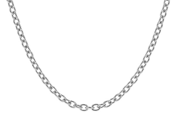 C319-79580: CABLE CHAIN (20", 1.3MM, 14KT, LOBSTER CLASP)
