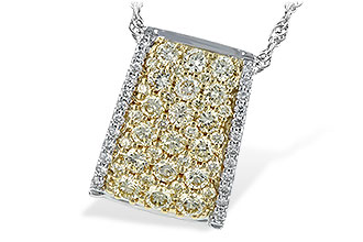 D235-20498: NECK .95 YELLOW DIAS 1.09 TW