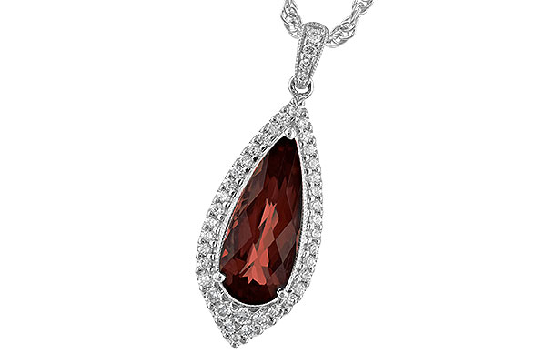 D235-21407: NECK 2.27 GARNET 2.52 TGW