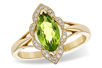 D236-15071: LDS RG .94 PERIDOT 1.05 TGW