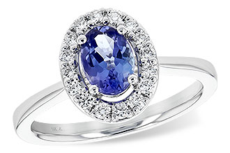 D236-15980: LDS RG .73 TANZANITE .97 TGW