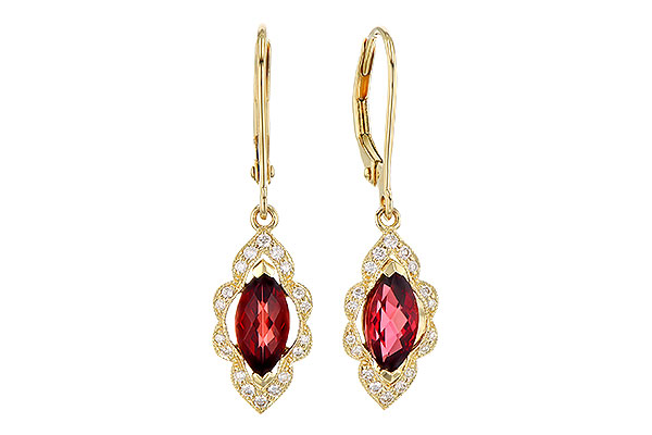 D318-89635: EARR 1.10 TW GARNET 1.25 TGW