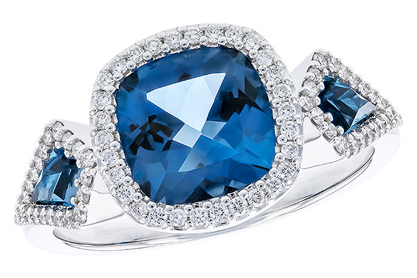 D319-75944: LDS RG 2.46 TW LONDON BLUE TOPAZ 2.72 TGW