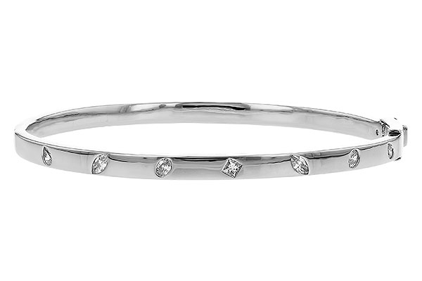 D319-79589: BANGLE .35 TW FANCY CUT DIAMONDS