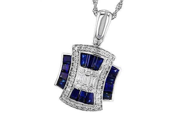 D319-80471: NECK .85 TW SAPPHIRE 1.10 TGW