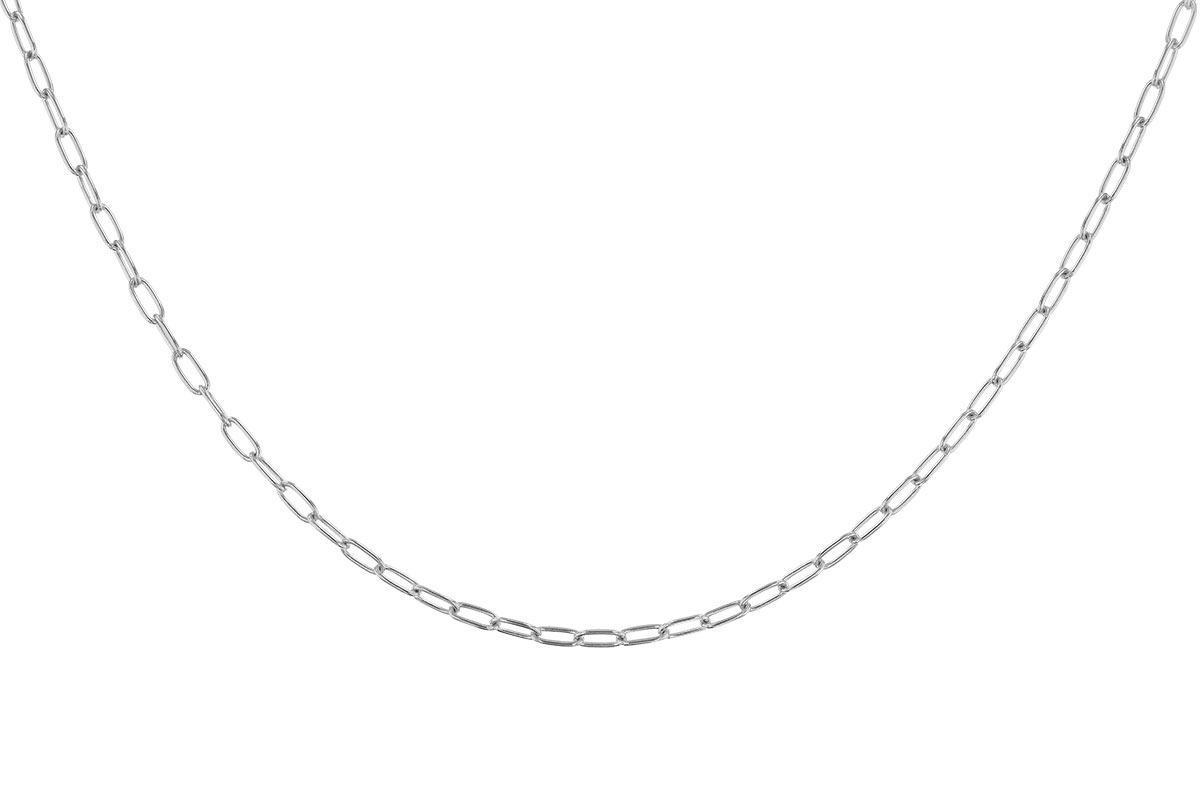 D320-64098: PAPERCLIP SM (7IN, 2.40MM, 14KT, LOBSTER CLASP)