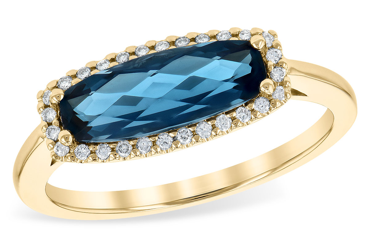 E236-14171: LDS RG 1.79 LONDON BLUE TOPAZ 1.90 TGW