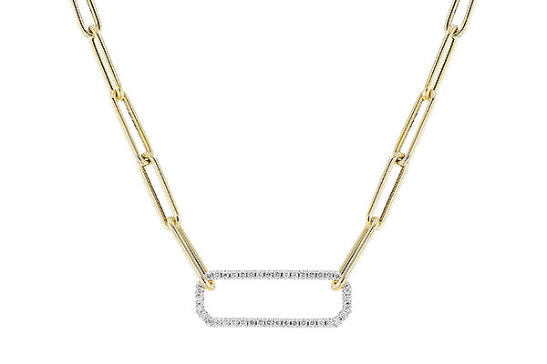 E319-73271: NECKLACE .50 TW (17 INCHES)