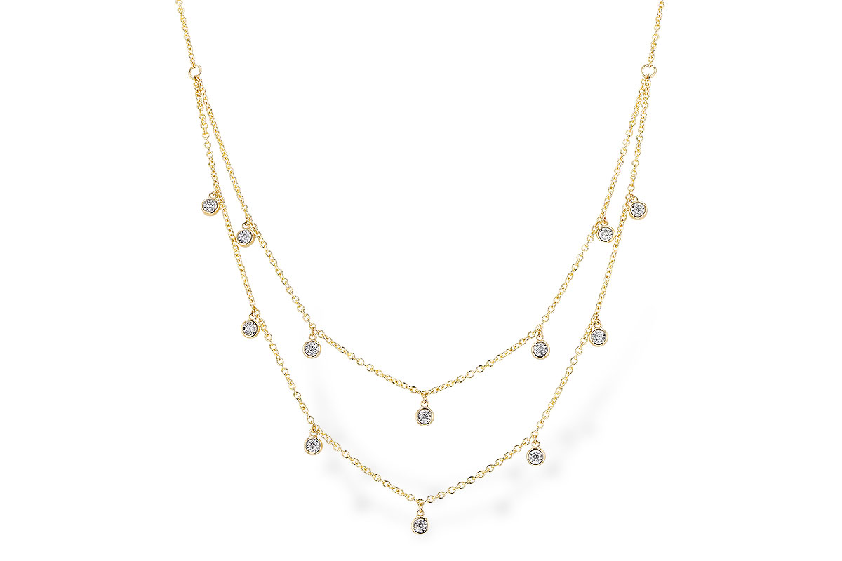 E319-74171: NECKLACE .22 TW (18 INCHES)