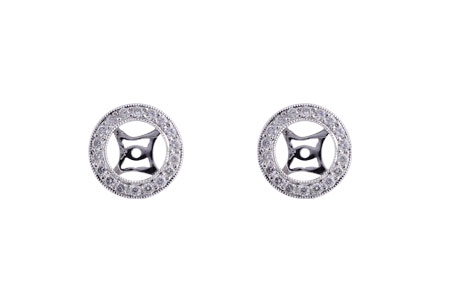 F229-78662: EARRING JACKET .32 TW (FOR 1.50-2.00 CT TW STUDS)