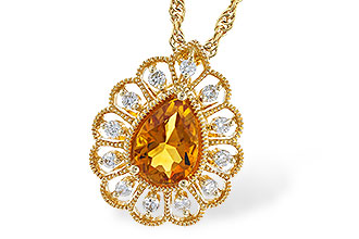 F319-75989: NECK .62 CITRINE .75 TGW