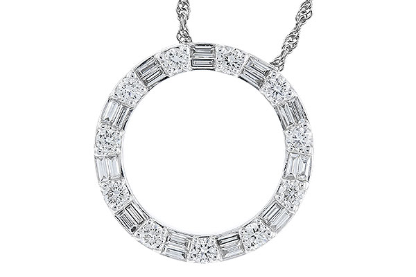 F319-76825: NECKLACE .25 TW BAG .60 TW