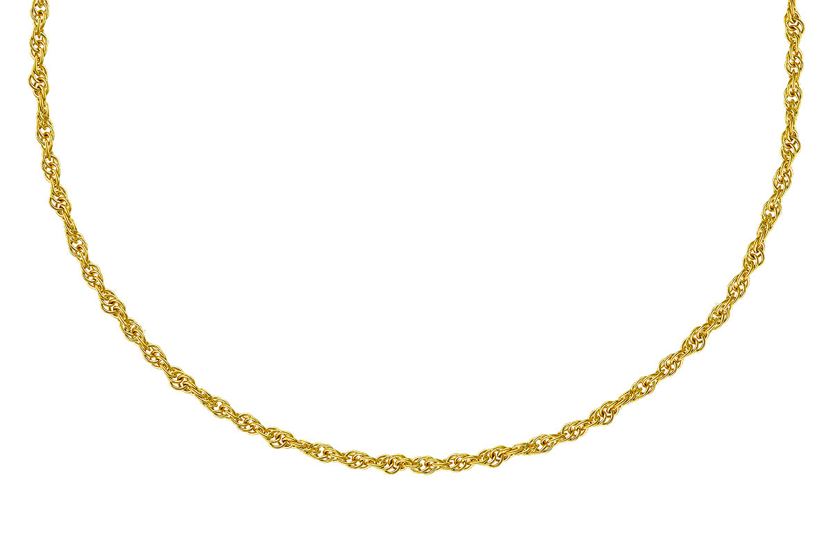 F319-78698: ROPE CHAIN (22IN, 1.5MM, 14KT, LOBSTER CLASP)