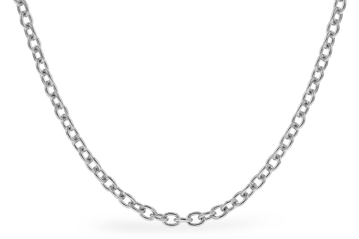 F319-79580: CABLE CHAIN (1.3MM, 14KT, 18IN, LOBSTER CLASP)