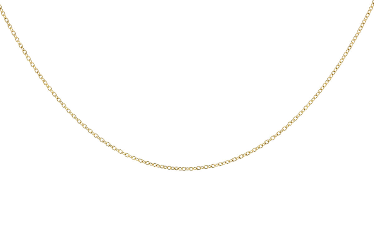 F319-79580: CABLE CHAIN (18IN, 1.3MM, 14KT, LOBSTER CLASP)