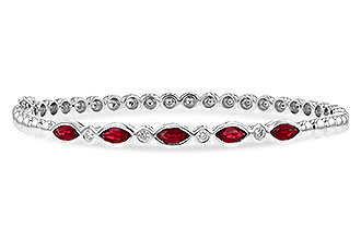 G236-16871: BANGLE 1.50 RUBY 1.63 TGW