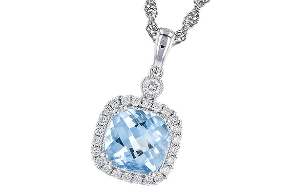 G318-90525: NECK 1.22 AQUAMARINE 1.39 TGW