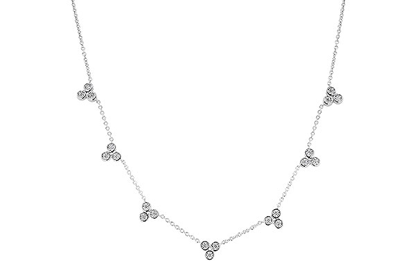 G319-74171: NECKLACE .36 TW (18")