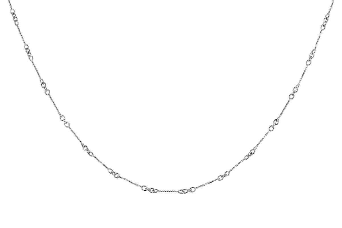 G319-78716: TWIST CHAIN (18", 0.8MM, 14KT, LOBSTER CLASP)