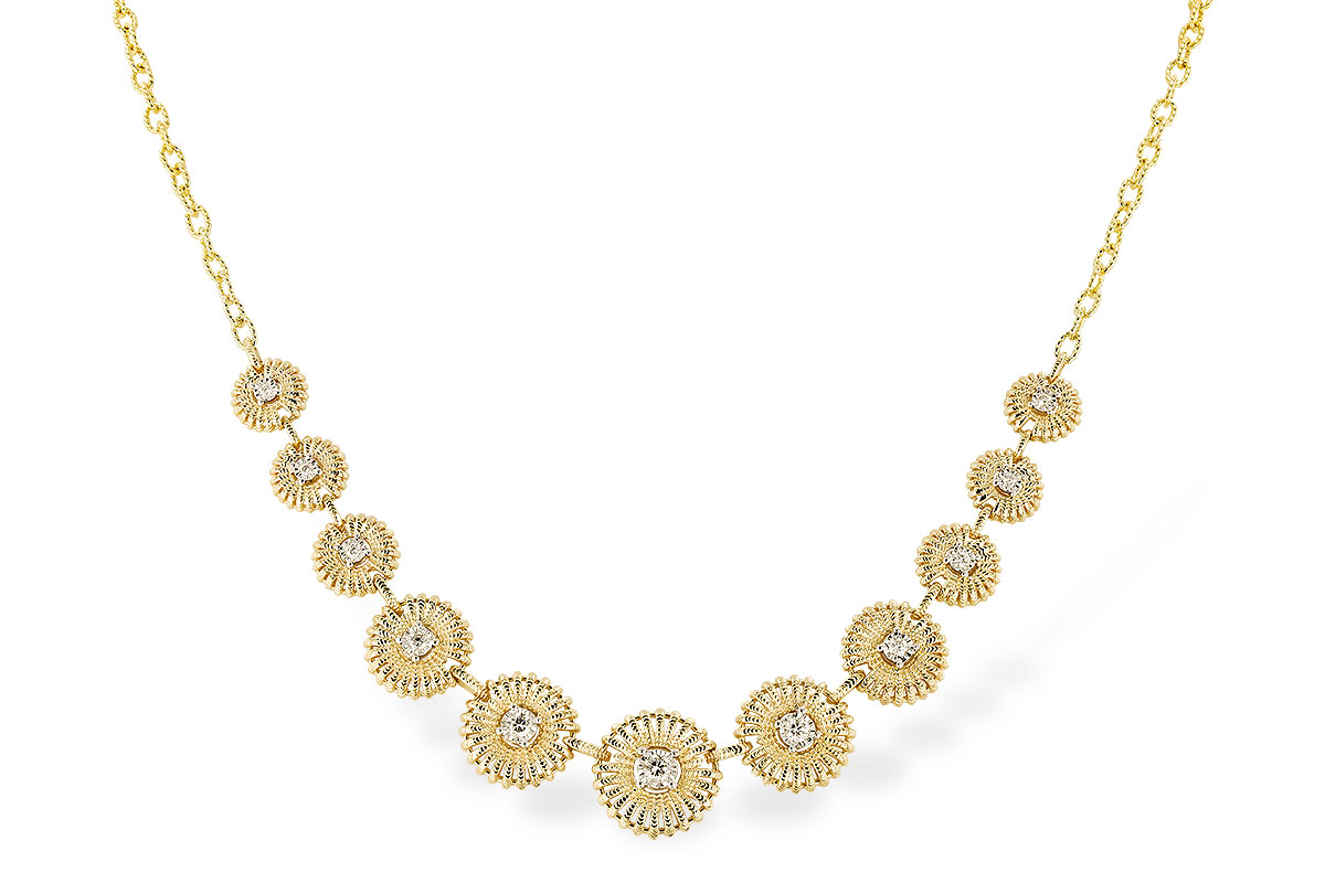 G319-79571: NECKLACE .22 TW (17")