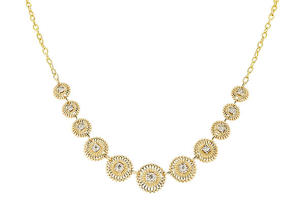 G319-79571: NECKLACE .22 TW (17")