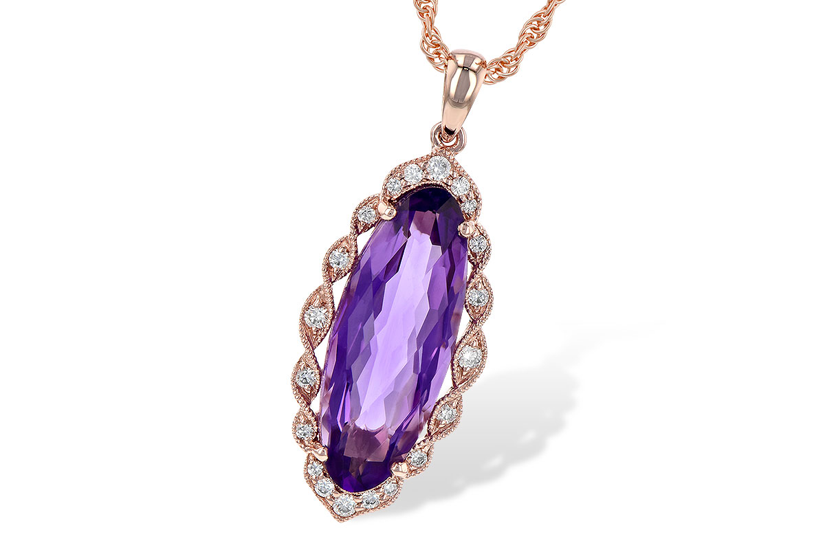 H236-16834: NECK 3.60 AMETHYST 3.74 TGW