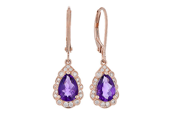 H318-89634: EARR 1.15 TW AMETHYST 1.30 TGW