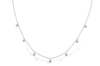 H319-74171: NECKLACE .12 TW (18")