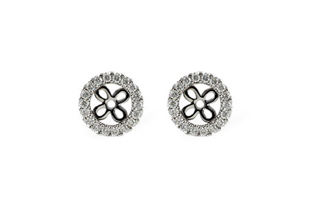 K233-40471: EARRING JACKETS .24 TW (FOR 0.75-1.00 CT TW STUDS)