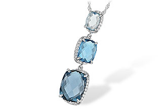 K234-34152: NECK 8.71 BLUE TOPAZ 8.89 TGW