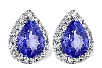 K236-15080: EARR 1.15 TW TANZANITE 1.32 TGW