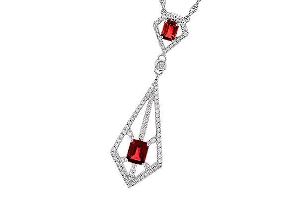 K318-85971: NECK .63 TW RUBY .93 TGW