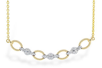 K319-75934: NECKLACE .25 TW