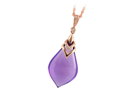 L232-45989: NECK 14.60 AMETHYST 14.68 TGW