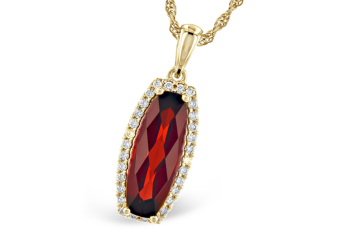 L318-84161: NECK 1.75 GARNET 1.87 TGW