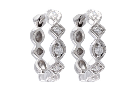 M047-00461: EARRINGS .22 TW