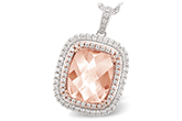 M234-31407: NECK 4.20 MORGANITE 4.66 TGW