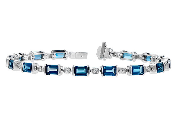 M318-84134: BRACELET 7.90 LONDON BLUE TOPAZ 8.13 TGW