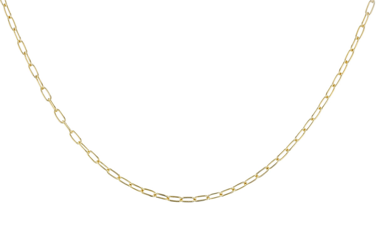 M319-78698: PAPERCLIP SM (18", 2.40MM, 14KT, LOBSTER CLASP)