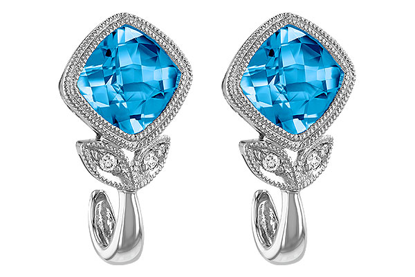 A233-43253: EARR 2.12 BLUE TOPAZ 2.14 TGW